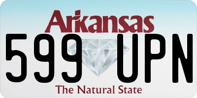 AR license plate 599UPN