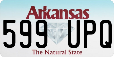 AR license plate 599UPQ