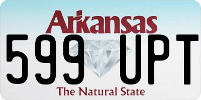 AR license plate 599UPT
