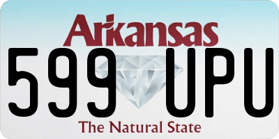 AR license plate 599UPU