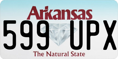 AR license plate 599UPX
