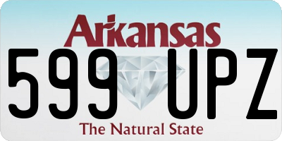 AR license plate 599UPZ