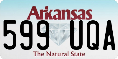 AR license plate 599UQA