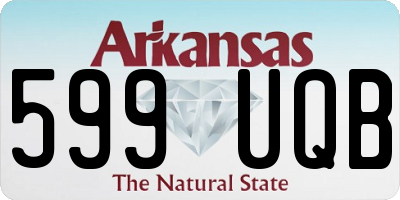 AR license plate 599UQB