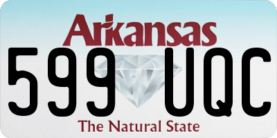 AR license plate 599UQC
