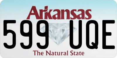 AR license plate 599UQE
