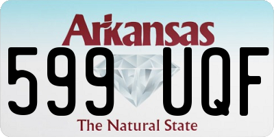 AR license plate 599UQF