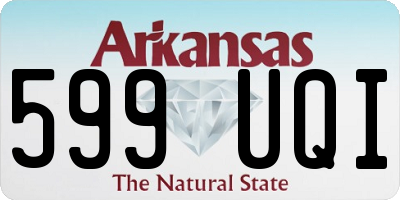 AR license plate 599UQI