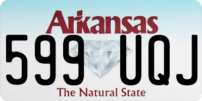 AR license plate 599UQJ