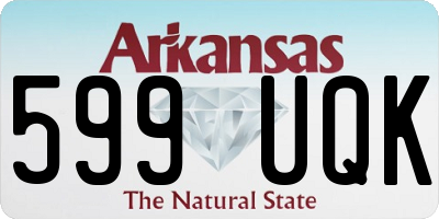 AR license plate 599UQK