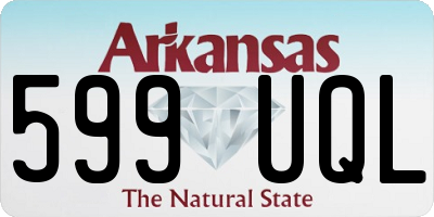 AR license plate 599UQL