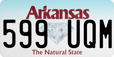 AR license plate 599UQM