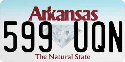 AR license plate 599UQN
