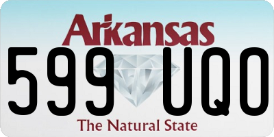 AR license plate 599UQO
