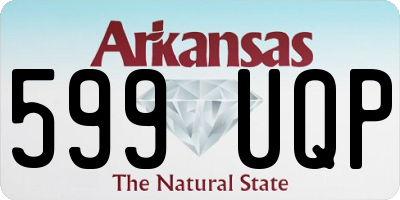 AR license plate 599UQP