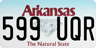 AR license plate 599UQR