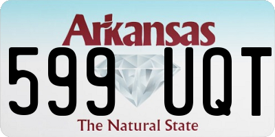 AR license plate 599UQT