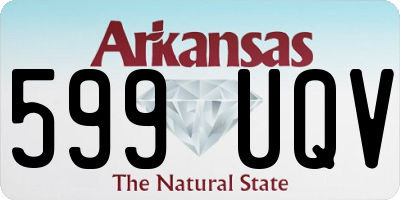 AR license plate 599UQV