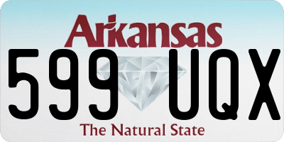 AR license plate 599UQX