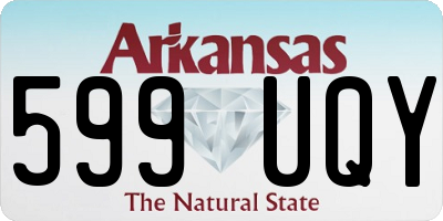 AR license plate 599UQY