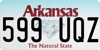 AR license plate 599UQZ