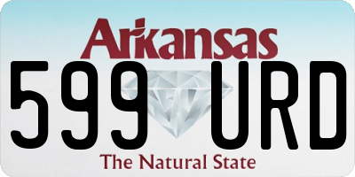 AR license plate 599URD