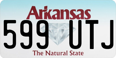 AR license plate 599UTJ