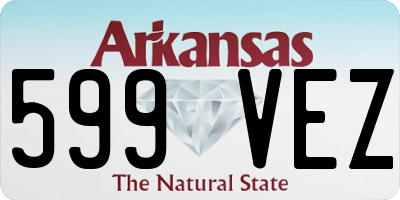 AR license plate 599VEZ