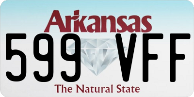 AR license plate 599VFF