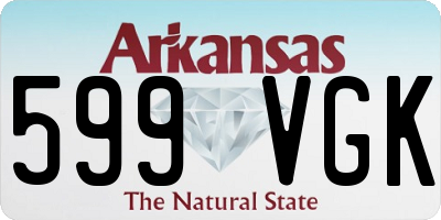AR license plate 599VGK