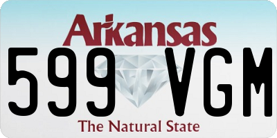 AR license plate 599VGM