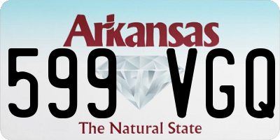 AR license plate 599VGQ