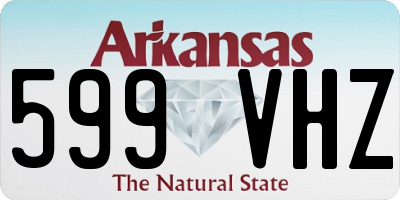 AR license plate 599VHZ