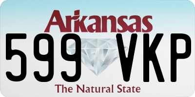 AR license plate 599VKP