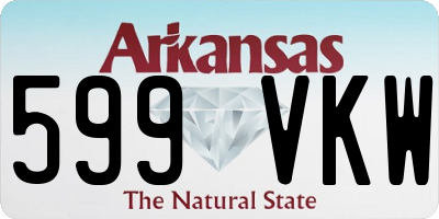 AR license plate 599VKW