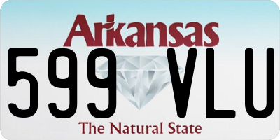 AR license plate 599VLU