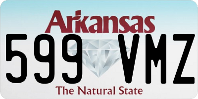 AR license plate 599VMZ