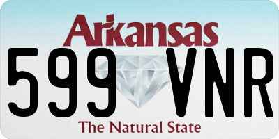 AR license plate 599VNR