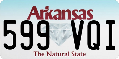 AR license plate 599VQI