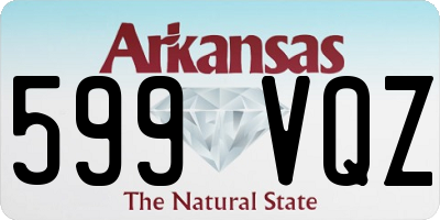AR license plate 599VQZ
