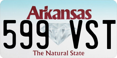 AR license plate 599VST