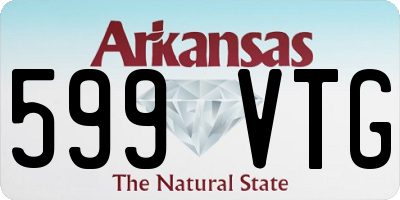 AR license plate 599VTG