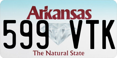 AR license plate 599VTK
