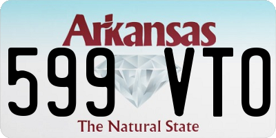 AR license plate 599VTO