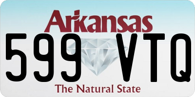 AR license plate 599VTQ