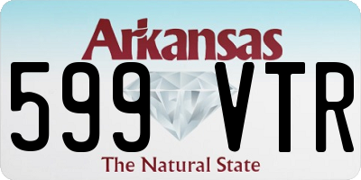 AR license plate 599VTR