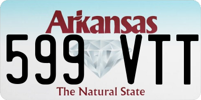 AR license plate 599VTT
