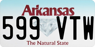 AR license plate 599VTW