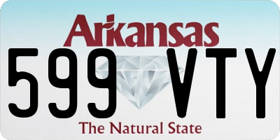 AR license plate 599VTY