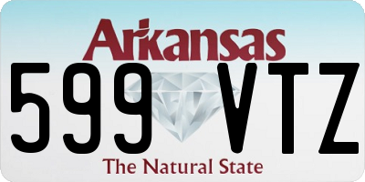 AR license plate 599VTZ